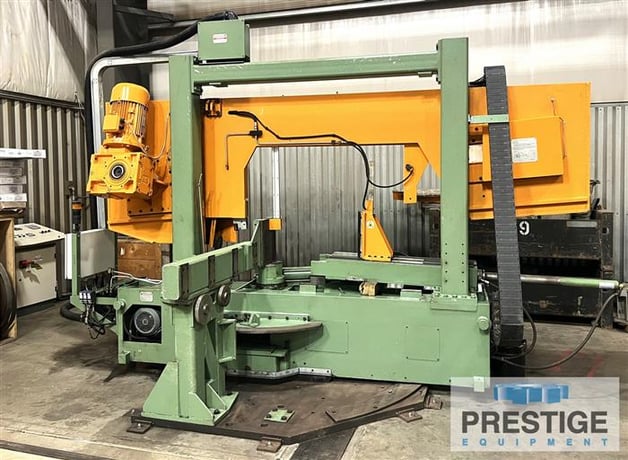 24" x 40" Gernetti #SHN40/24-MC, twin column horizontal miter band saw, brand new, never used, 2009 - Image 3