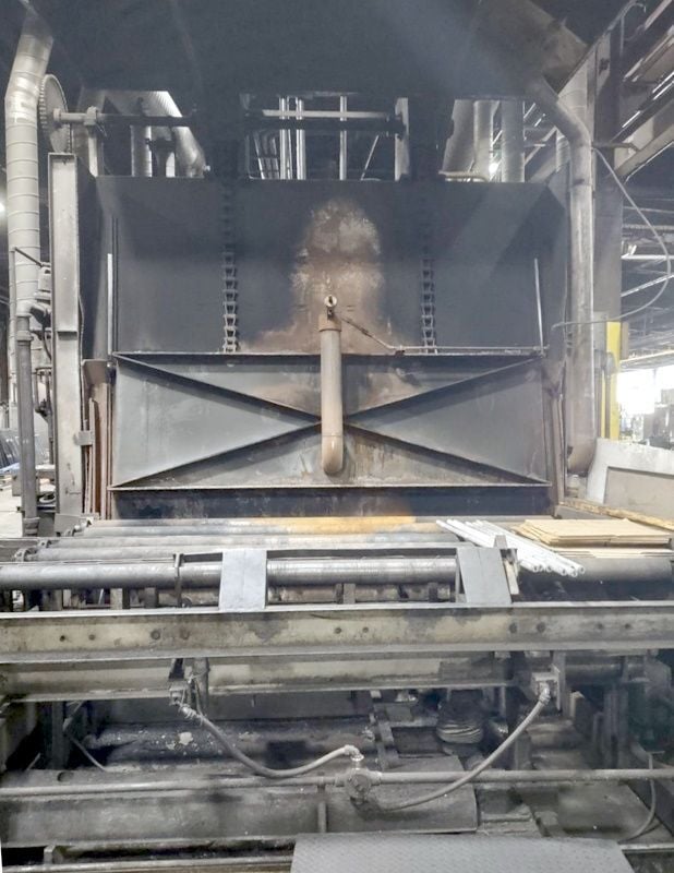 72" width x 396" L x 24" H Surface Combustion #1706-04, roller hearth furnace, 1000&deg;F - Image 2