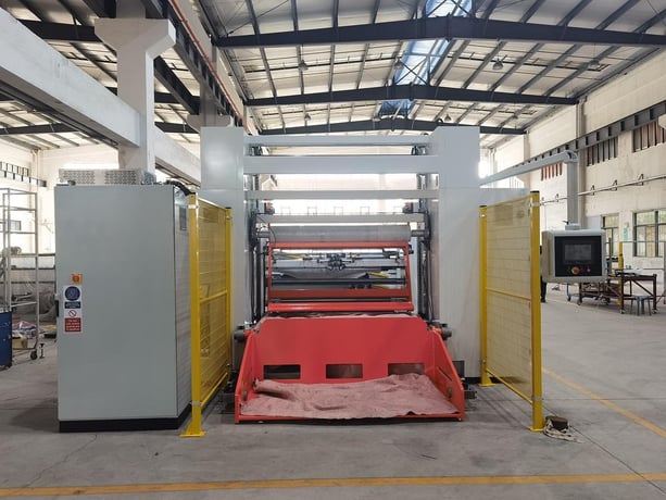 SRC Systems #72TDW, 2 drum slitter rewinder, 72"-110" roll width, 72" unwind roll diameter, BST EKR500 edge - Image 4