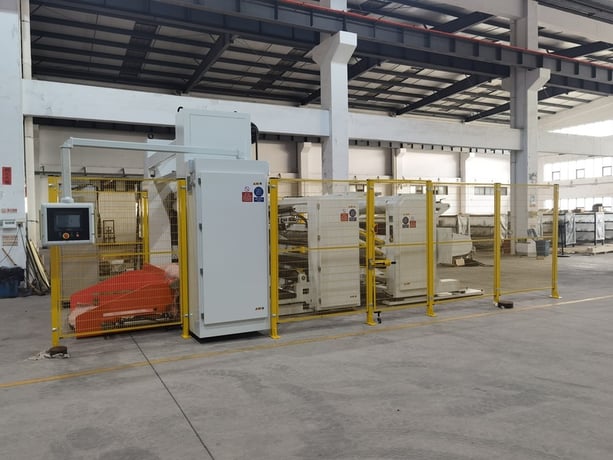 SRC Systems #72TDW, 2 drum slitter rewinder, 72"-110" roll width, 72" unwind roll diameter, BST EKR500 edge - Image 5