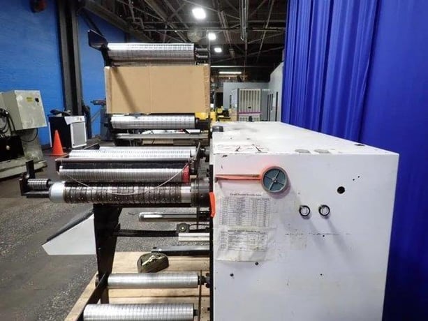 Converting Equipment International (CEI) #130-16, 16" doctor rewinder, digital operator screen - Image 2