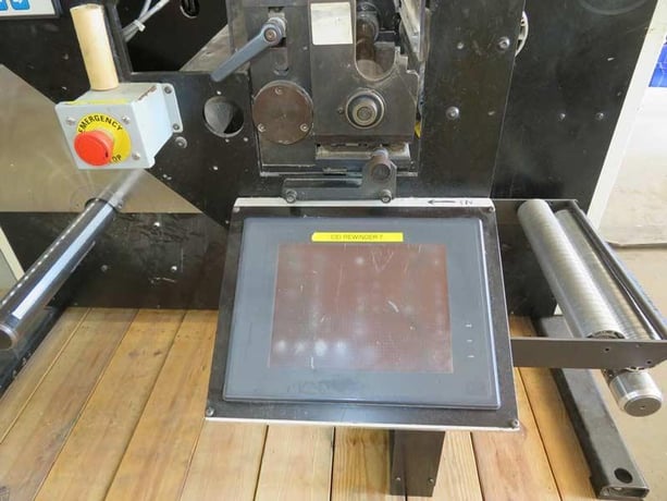 Converting Equipment International (CEI) #130-16, 16" doctor rewinder, digital operator screen - Image 9