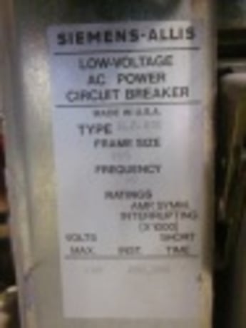 800 Amps, Siemens-Allis, RLD-800, manually operated, drawout, #AB3382 - Image 8