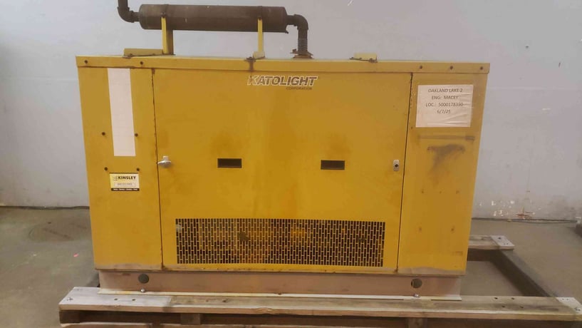 35 KW Kato #N35FPG4, Nat Gas LP Generator, 1 & 3PH, 120/208 Volts, 4.3L Engine, 163 Hrs - Image 1