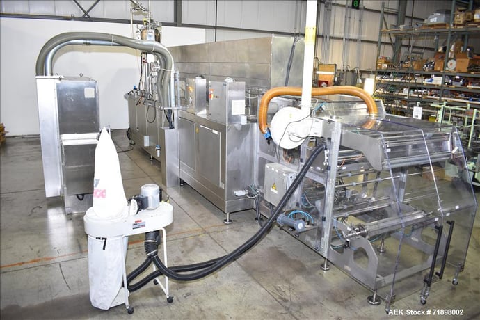Bossar #BL3000-STU3, HFFS, Liquid Stand-Up Pouch Filler, 150 PPM, AB PLC, Stainless Steel, 3 nozzle, 480 V. - Image 5