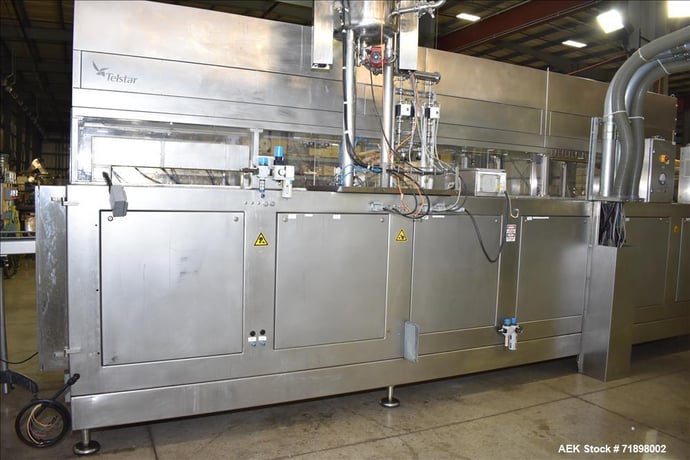 Bossar #BL3000-STU3, HFFS, Liquid Stand-Up Pouch Filler, 150 PPM, AB PLC, Stainless Steel, 3 nozzle, 480 V. - Image 9