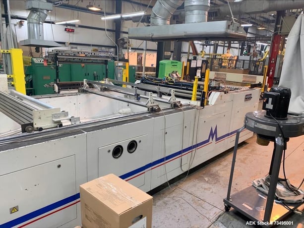 Mamata #VEGA-1200-A, Dual Draw Roll Bag Maker, twin lane, 250/150 CPM side/bottom, 480 VAC, 2014 - Image 1