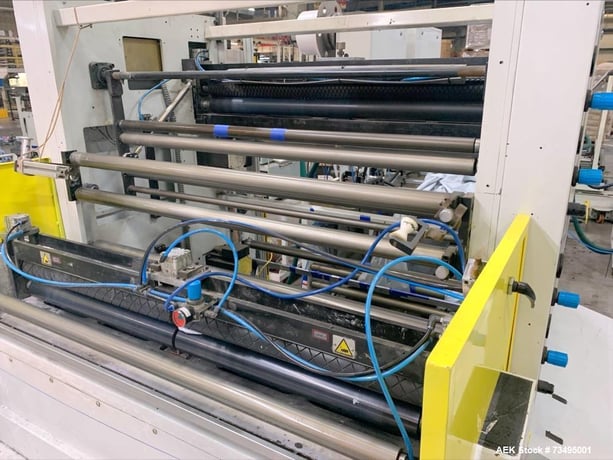 Mamata #VEGA-1200-A, Dual Draw Roll Bag Maker, twin lane, 250/150 CPM side/bottom, 480 VAC, 2014 - Image 6
