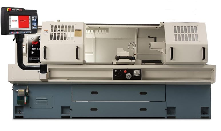 Trak #TRL-2470RX, CNC lathe, 24" swing, Buck chuck, 4.09" spdl hole, 70" centers, 40-1800 RPM, D1-8, #8MT - Image 1