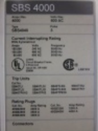 4000 Amps, Siemens, SBS4000, manually operated, drawout, #IC3124 - Image 3