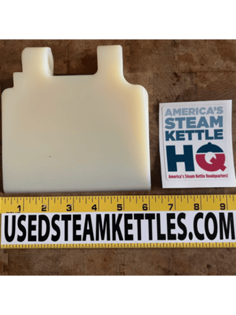 Walker #ALX-9000, Steam Kettle & Tank Scraper, 6" width x 5-7/8" L, 5/8" diameter Rod Hole., new, 2025 - Image 2