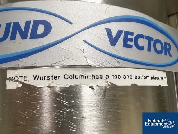 Vector #VFC-Lab-1-Flo-Coater, Fluid Bed Dryer, batch type, 2007 - Image 6
