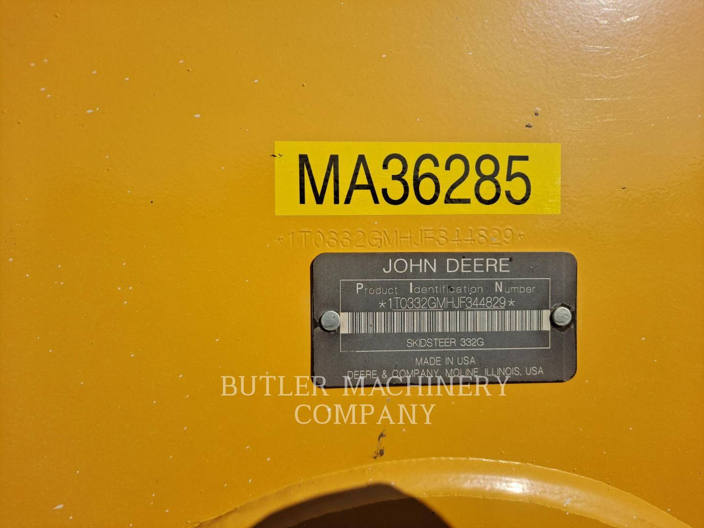 Deere & Co. 332G, Skid Steer Loader, 1133 hours, S/N: 1T0332GMHJF344829, 2019 - Image 6