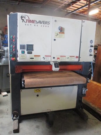 Timesavers #23-Series, orbital & brush sander for wood finishing - Image 1