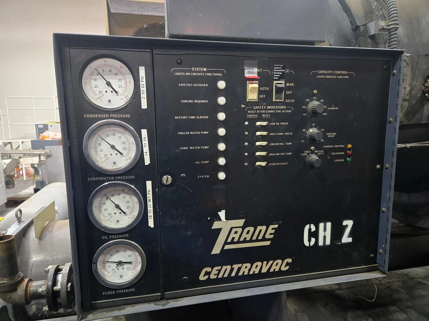 400 Ton, Trane #CentraVac, chiller & Control, - Image 3