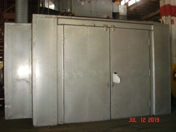 JBI, 14' x 22' x 10' H Heated Spray Booth - Image 1