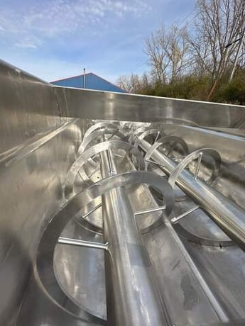 Rietz #RS-33-K5412, Stainless steel dual shaftr ribbon mixer, meat, 10000 lb., 50 HP - Image 5