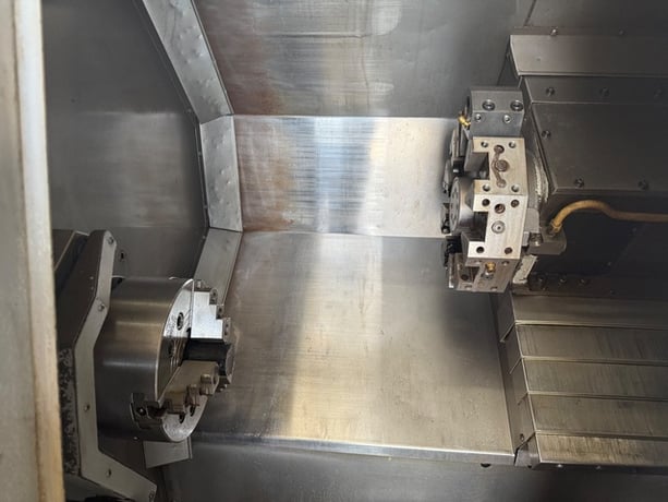 Haas #SL-20T, CNC Lathe, 20" swing, 8" chuck, 2.5" bar, 4000 RPM, 30 HP, 10 station, MistBuster, 208/220 V. - Image 3