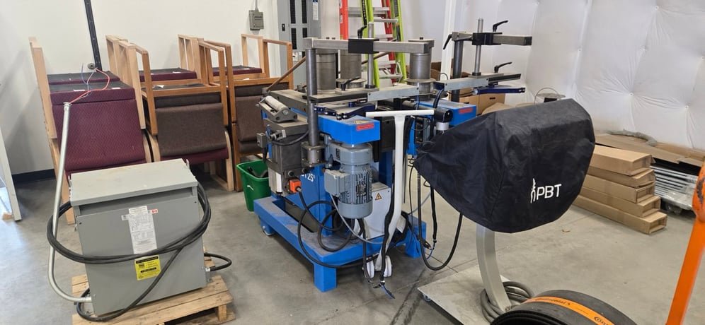 PBT #PBT25-PC400, Pipe Tube Bender, 3 rollers, 22 RPM, 10.4" stroke, 4 HP, 3480 PSI, PC400 cnc, 2021 - Image 6