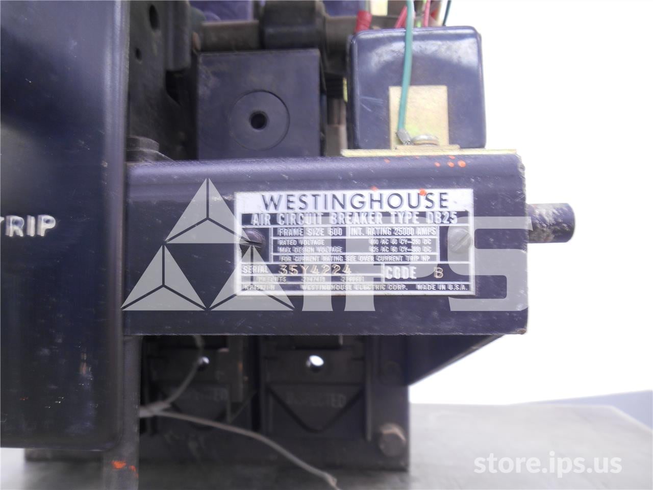 600 Amps WH Db-25 Mo/do 1p 600 Amps Ct - Image 2