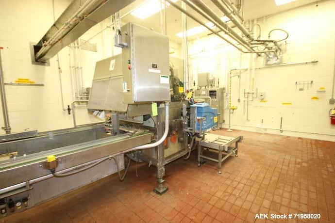 Delkor #752, Carton/Tray Former, Dual Head Top Load, 120 TPM, Nordson Problue hot glue, 30" width x 22" L max - Image 1