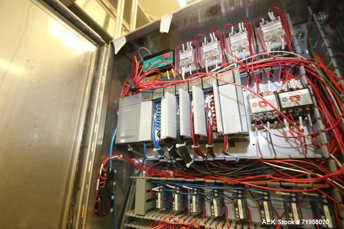 Delkor #752, Carton/Tray Former, Dual Head Top Load, 120 TPM, Nordson Problue hot glue, 30" width x 22" L max - Image 10