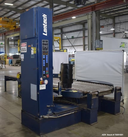 Lantech V Series #SVAMD, Auto Stretch Wrapper, 40 Loads/Hour, 30 FPM, AB SLC PLC, 12" roll diameter - Image 8