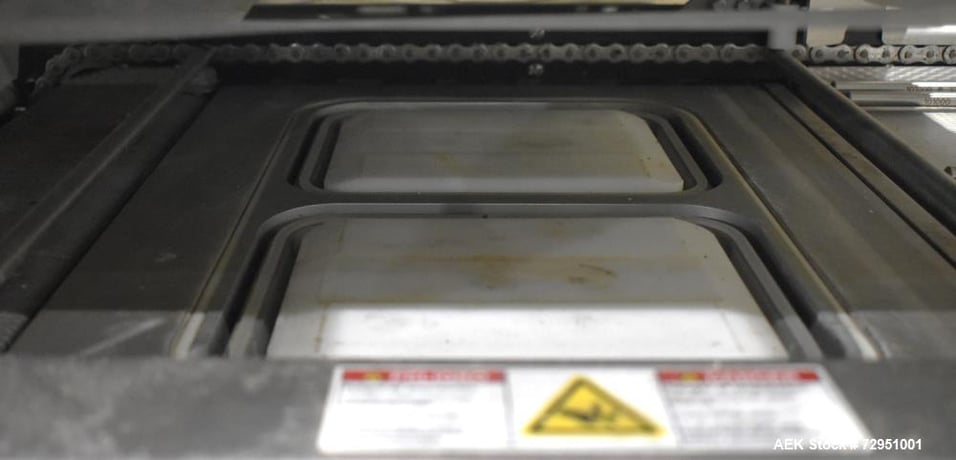 Multivac #T-300, Tray Sealing Machine, 500mm Film Width, 12-30 PPM, R-134A, 220 V., on casters, 2017 - Image 10