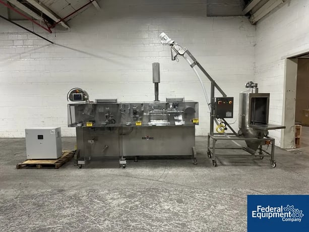 Effytec #HB-15, Form Fill Pouch Machine, w/ hopper & conveyor feed, 230 V., 2004 - Image 1