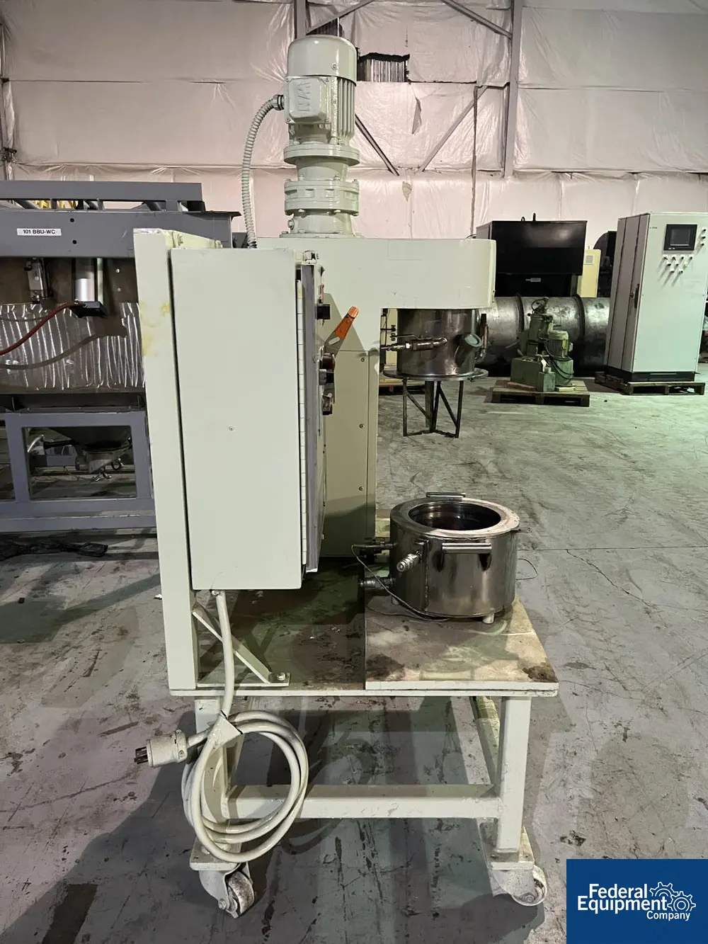 1 gallon Jaygo #TDPM-5, Double Planetary Mixer, Stainless Steel, 1.1 kw, 460 V., jacketed bowl, 2004 - Image 3