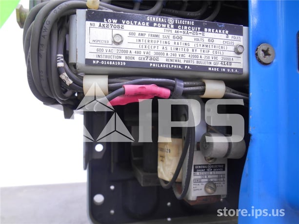 600 Amps GE Ak-na-25 Eo/do (ak-_a-25) 125 Volts DC Close, 120 Volts AC Trip - Image 2
