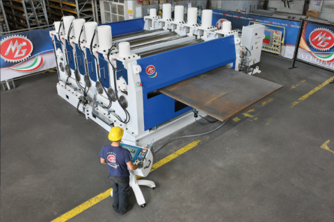 MG #SP-Line, Plate Straightening Machines, 41"-122" Work width, 6" -25.6" Straightening & 5.5"-17.3" Pinching - Image 1