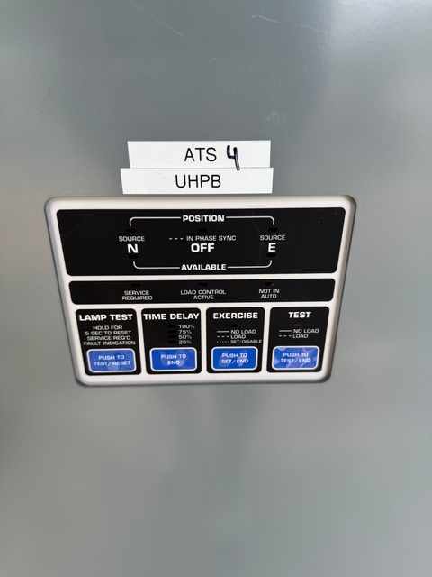 230 Amp. Kohler, KCT-AMTA-0230S automatic transfer switch, Nema 1, 3-pole, 4-wire, 480 Volts, 3 phase - Image 1
