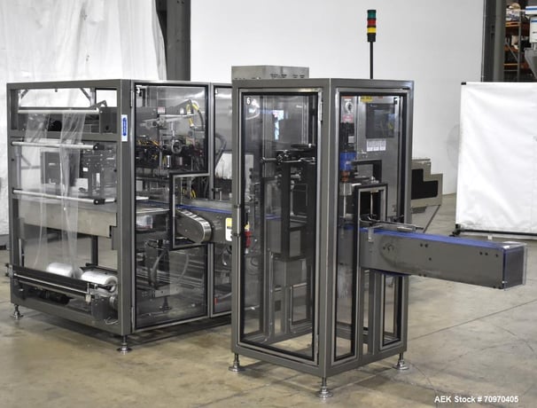 PMI #GR-35D, dual lane multi-pack shrink bu, 15-20 CPM, Integrated Shrink Tunnel, 20" film diameter, AB SLC - Image 2
