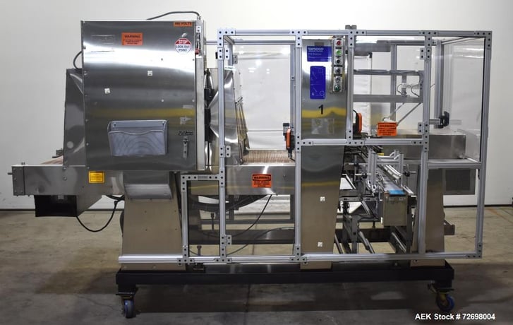 Zepf Tampco Thiele #SA-27, Auto Shrink Bundler, 20 BPM, Integrated Shrink Tunnel, cooling fan, portable on - Image 1