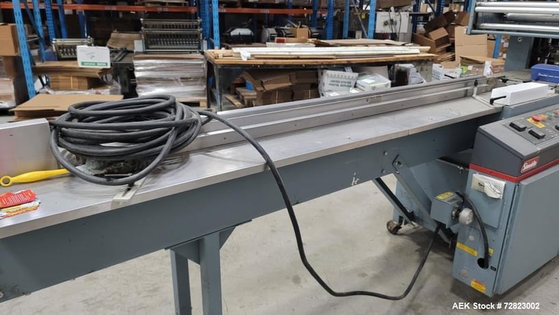 Shanklin #F4A, Lap Seal Shrink Wrapper Continuous Motion, 75 PPM, FFS, 1.5-16" width x 3-48" L x 1/8-6" H - Image 3