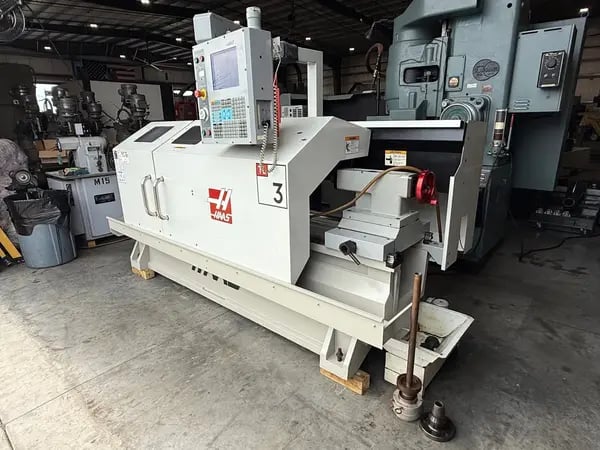 Haas #TL-3, CNC toolroom teach style lathe, 20" swing, 12" chuck, 3-jaw, 3.5" bore, 20" dia., 60" lgth, 18 - Image 4