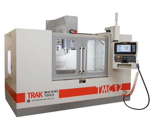 Trak #TMC12, toolroom maching center, 16 automatic tool changer, 50" X, 27" Y, 25" Z, 8000 RPM, #40, 23.62" x - Image 1