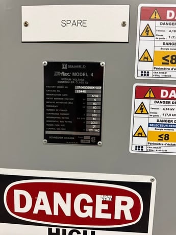 Square D, Iso-Flex #4, switchgear lineup with main tie breaker, 5 KV, 2002 - Image 9