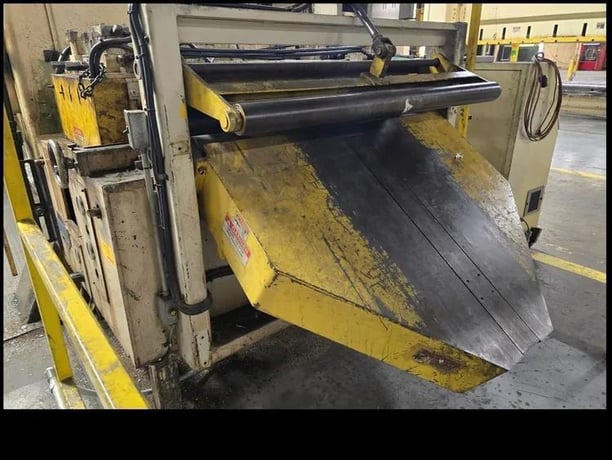 48" x .075" Coe Press Equipment #CPFS-300-48, servo feeder / straightener, air operated pilot release, peeler - Image 2