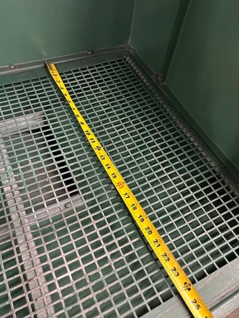 36" Long x 24" Deep Portable Downdraft Table, Bisco #SPC-1600, bench unit, reconditioned - Image 6