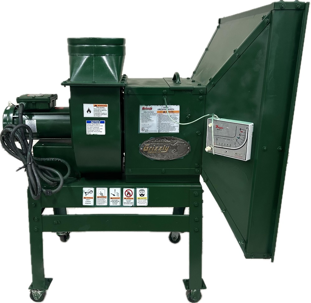 Grizzly #G0532, Dry Spray Booth, 34" x 19", reconditioned - Image 2