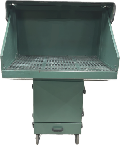 36" L x 20" Deep Portable Downdraft Table, Bisco #SPC-1000, bench unit, reconditioned - Image 1