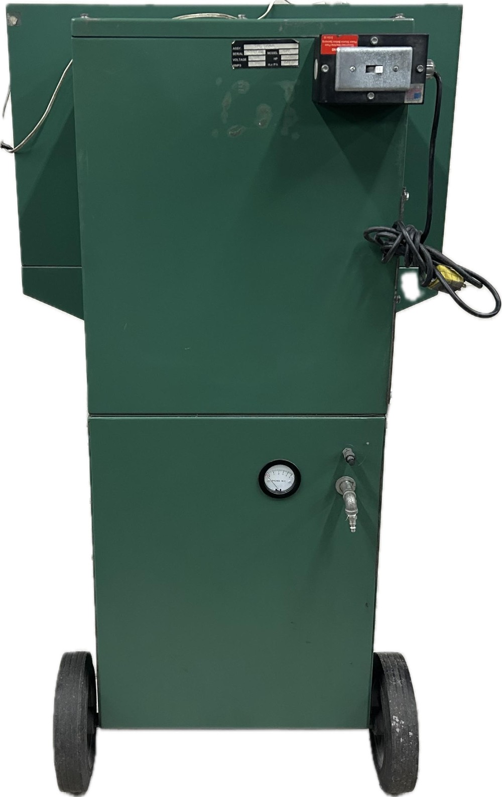 36" L x 20" Deep Portable Downdraft Table, Bisco #SPC-1000, bench unit, reconditioned - Image 3