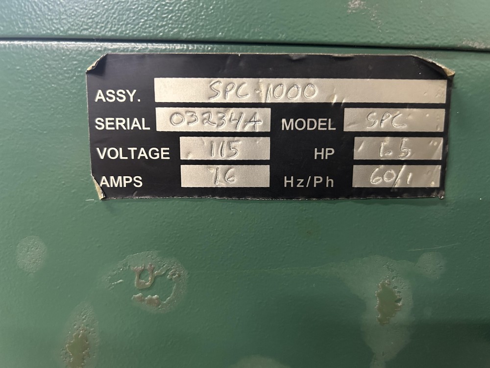 36" L x 20" Deep Portable Downdraft Table, Bisco #SPC-1000, bench unit, reconditioned - Image 4