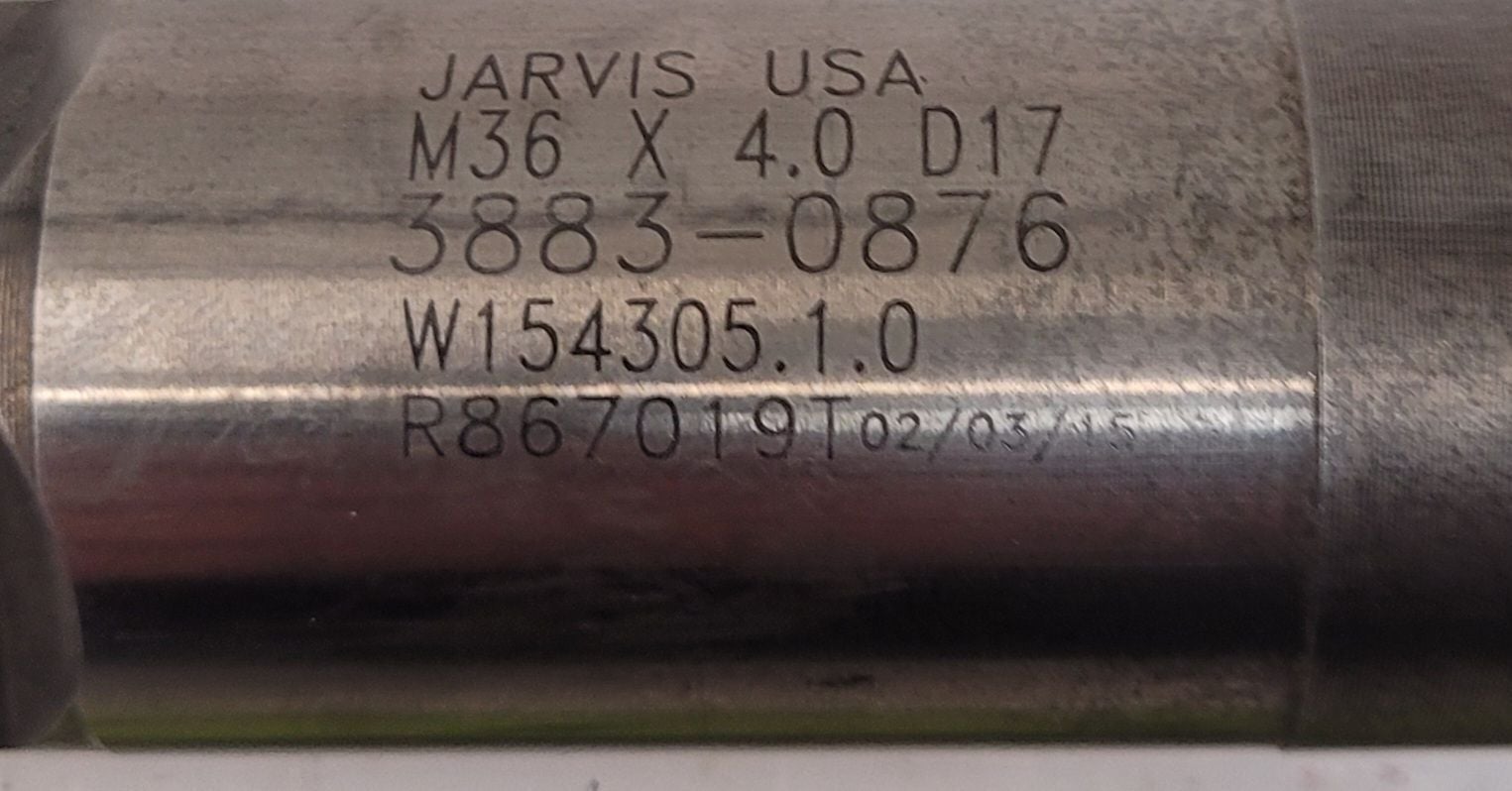Jarvis USA, M36 x 4.0 D17 tap - Image 2