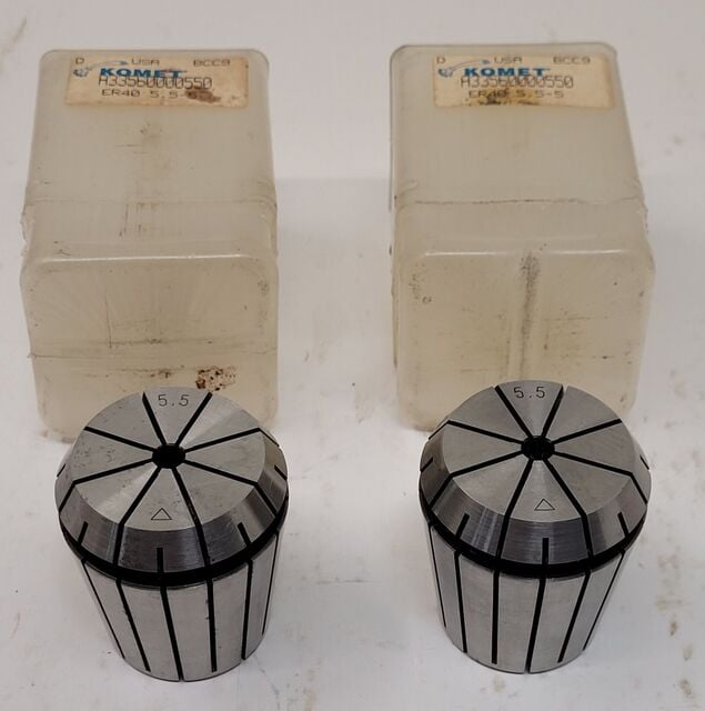 Komet A33560000550 ER 40 Collet - Size 5.5-5 - Set of 2 - Image 2