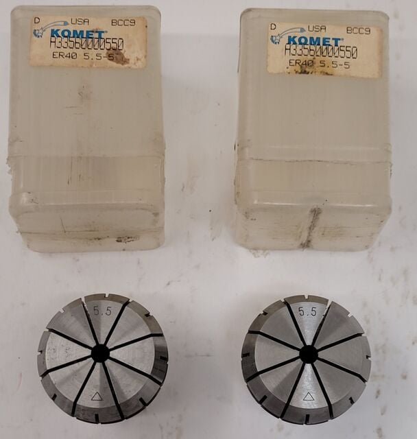 Komet A33560000550 ER 40 Collet - Size 5.5-5 - Set of 2 - Image 4
