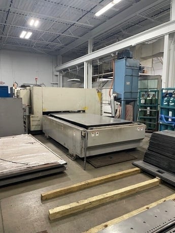 Mitsubishi #ML3015LVP, CNC laser, 4 KW, precision rack & pinion, direct drive, 122" X, 61" Y, 3.5" Z, 120" x - Image 1