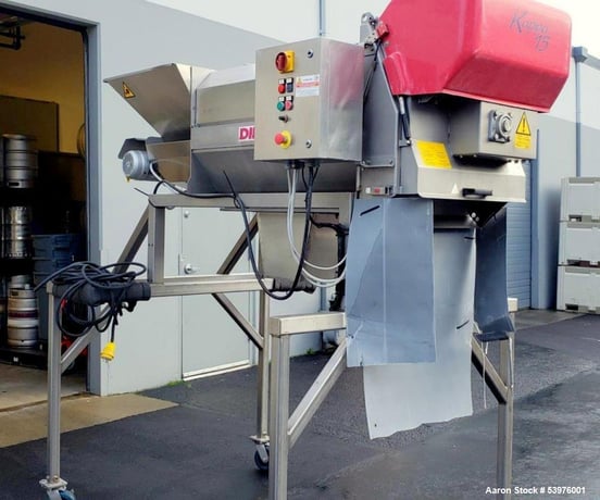Diemme #Kappa-15, Destemmer Crusher, 8-13 TPH, 304 Stainless Steel, Adjustable Rollers, 2005 - Image 1